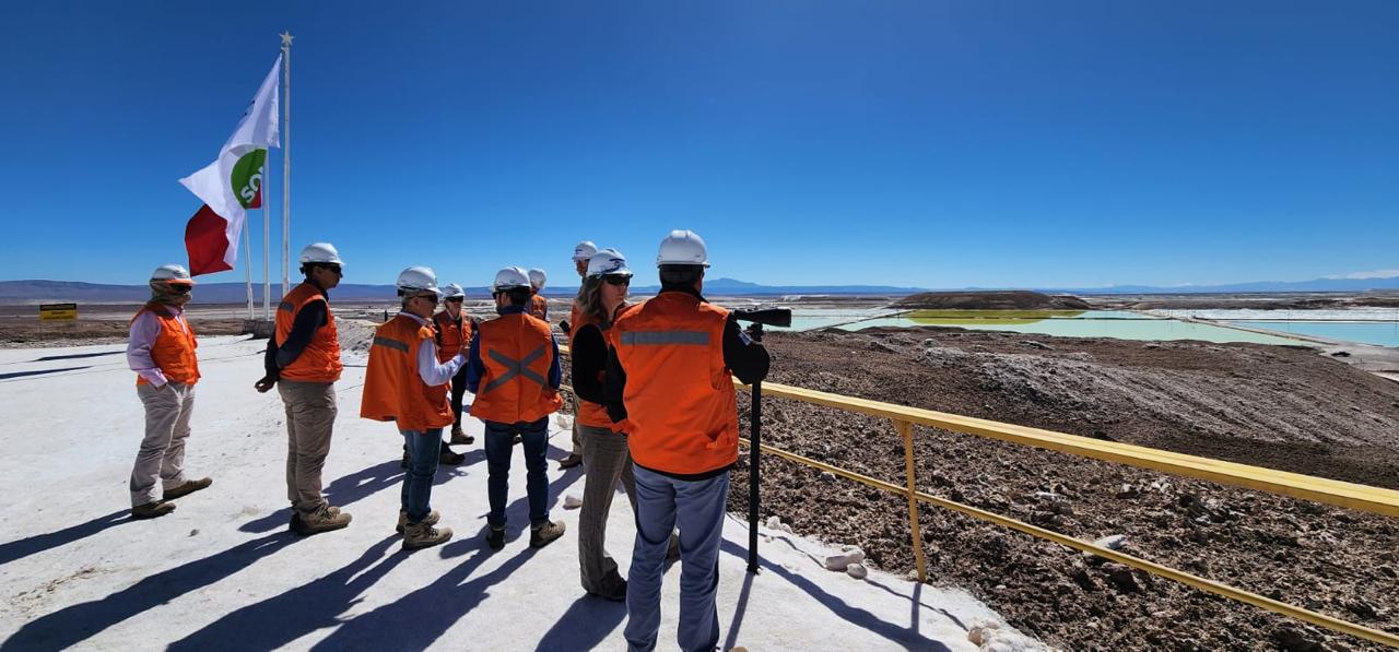 Lithium site visit in northern Chile